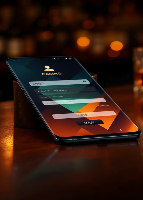 Interfaccia di login di Winnita Casino, mostra i campi per email e password per l'accesso sicuro alla piattaforma di gioco.